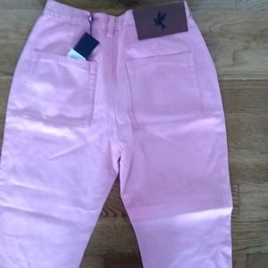 ONE Teaspoon Smith pink trouser pants jeans NWT new 25